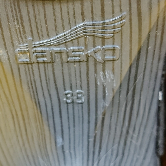 Dansko Nori Suede Studded Black Clog Block Heel Slip On Women's Shoes Size 7.5-8 - Picture 10 of 10